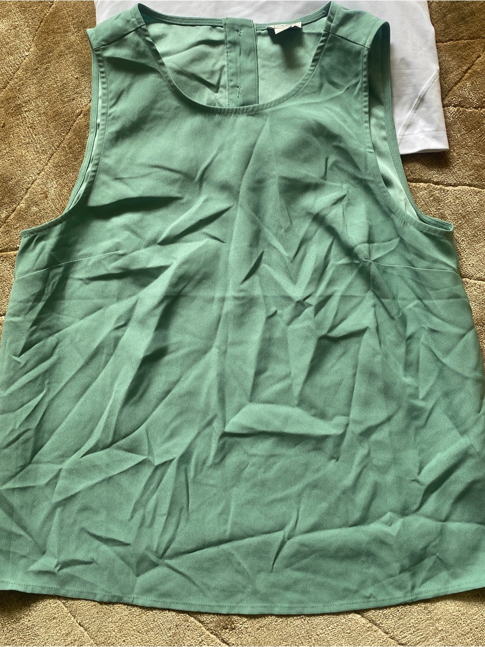 J. Crew Green eucalyptus green sleeveless Blouse